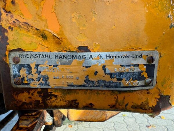 Hanomag Robust 800 , Restaurationsobjekt – Bild 8