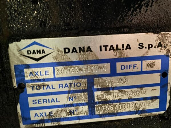Deutz Agrotron 8280TTV Vorderachse, DANA 755/10131739 – Bild 4