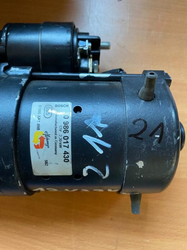 Anlasser Bosch-Nr.: 0986017430 12V 2,2 kW 11 Zähne, Nr. 21 – Bild 3