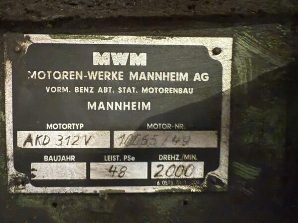 MWM Motor AKD 312V – Bild 4