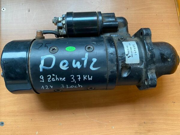 Anlasser 12V 3,7kW 9 Zähne passend zum Deutz, Nr. 25