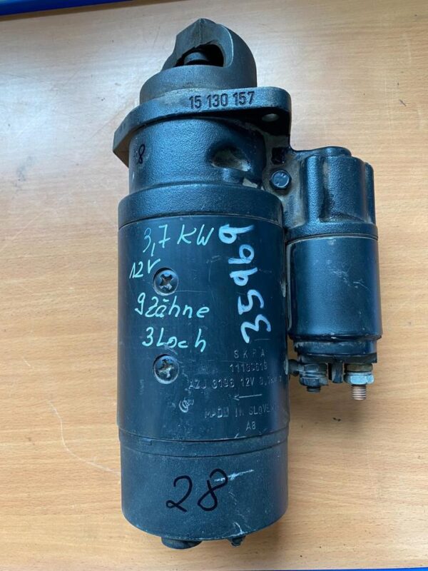 Anlasser 12V 3,7kW 9 Zähne passend zum Deutz, Nr. 28