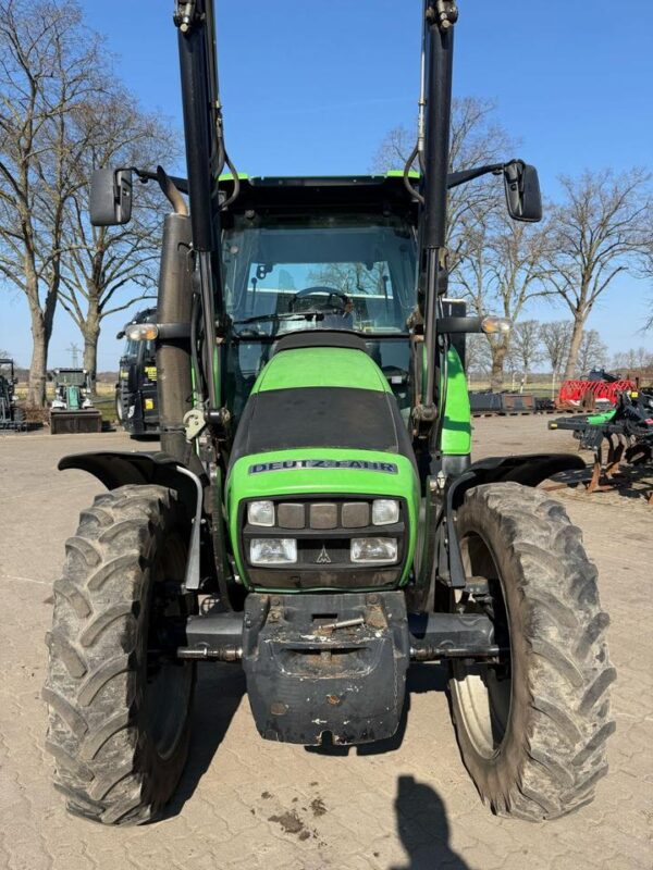Deutz Agrotron K100, Frontlader Druckluft, Breitreifen – Bild 3