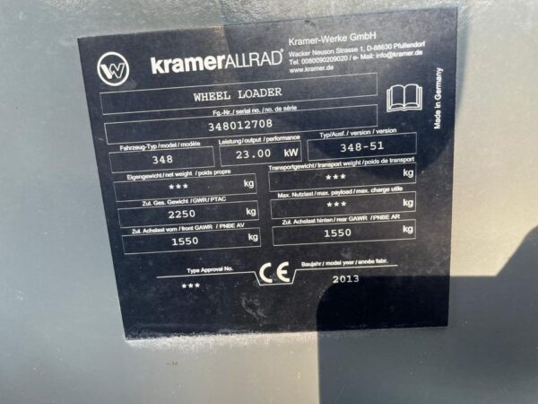 Kramer KL12 , Kramer, ähnlich Kramer 350, Hoflader – Bild 4