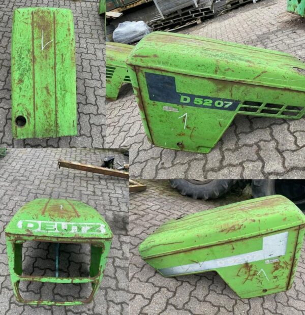 Diverse Deutz Motorhauben, Deutz-Fahr, Deutz Motorhaube Nr. 1-19