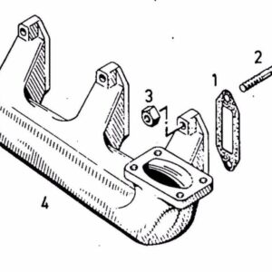 Auspuff umlegen 3-Zylinder Deutz, Deutz-Fahr, D4006, D5006, etc.