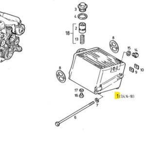 Schmierölkühler, Ölkühler für Deutz Dx 145, 6.50, 6.61 Agrostar