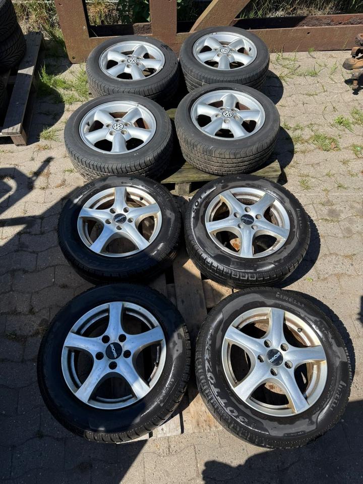 Alufelgen vom VW, Lochkreis 110, 15 Zoll und 16 Zoll – Bild 4