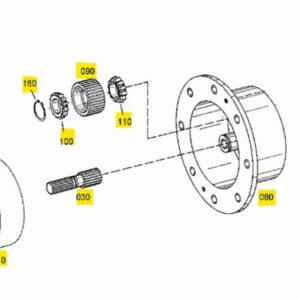 Planetensatz für ZF 2075, Deutz Agrotron 230, 260, 265, usw.