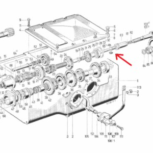 Nadellager geteilt für Zapfwelle Deutz D30, D3005, etc.