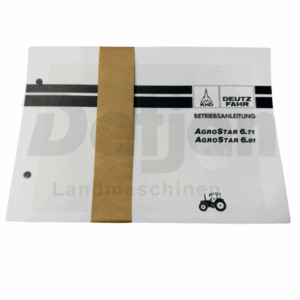 Betriebsanleitung für Deutz AgroStar 6.71 und 6.81