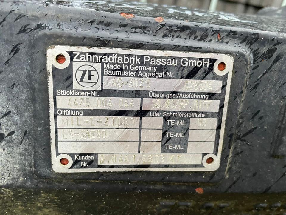 Deutz Agrotron Vorderachse, ZF APL 2025 – Bild 3