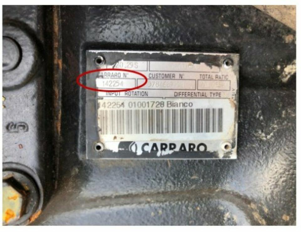 Ersatzteile Carraro 20.26, 20.19, 20.32 für Deutz-Fahr Agrotron – Bild 5