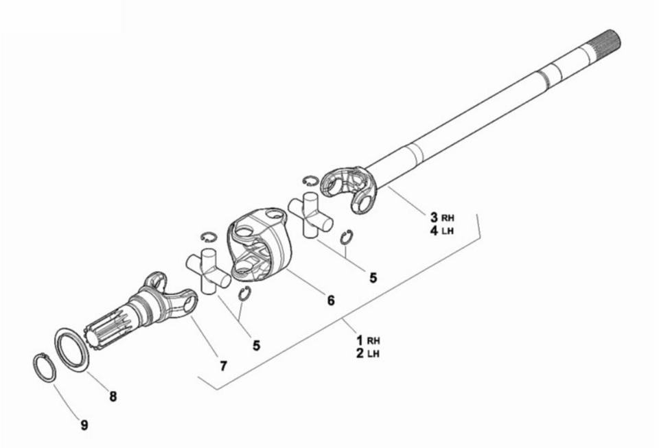 Ersatzteile Carraro 20.26, 20.19, 20.32 für Deutz-Fahr Agrotron – Bild 8
