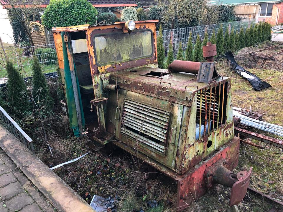 Lok, Zug, Moorbahn, Eisenbahn, mit Deutz Motor, Baujahr 1944