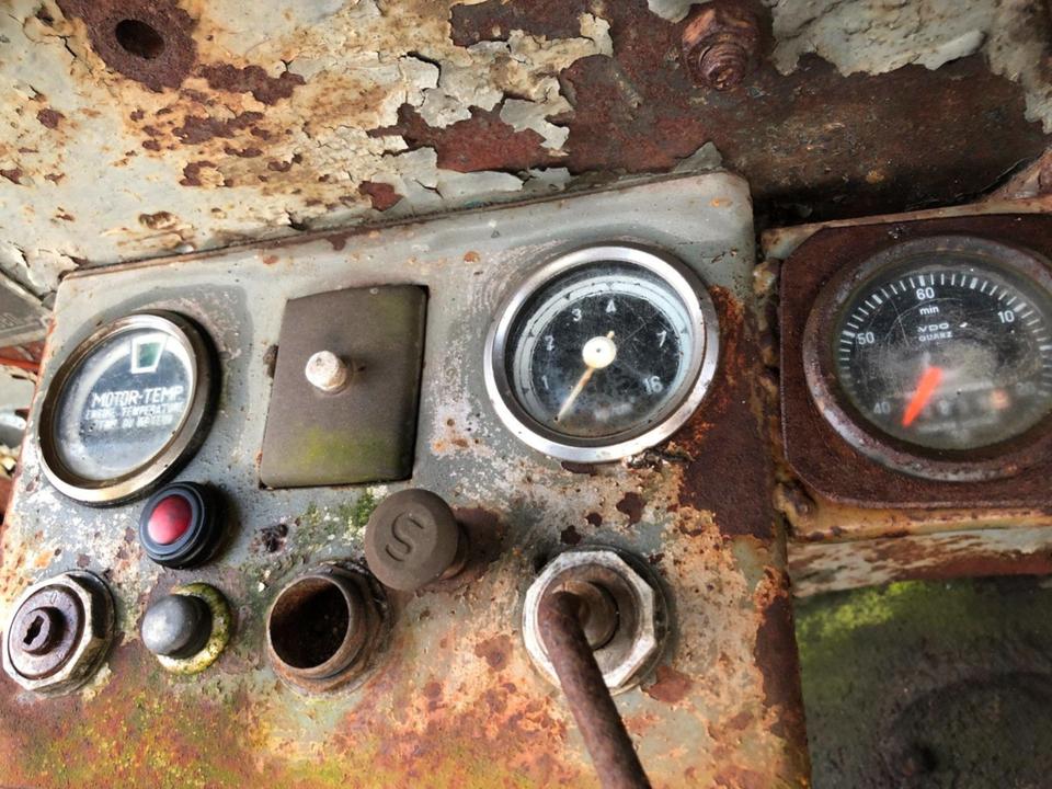 Lok, Zug, Moorbahn, Eisenbahn, mit Deutz Motor, Baujahr 1944 – Bild 6