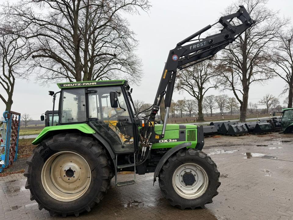 Deutz Dx 3.65 mit Frontlader, 4500H Original, TOP ZUSTAND