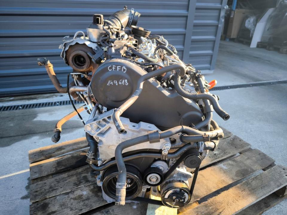 MOTOR VW PASSAT GOLF SKODA SEAT 2.0 TDI CFF CFFB CFFC 140PS KOMPL