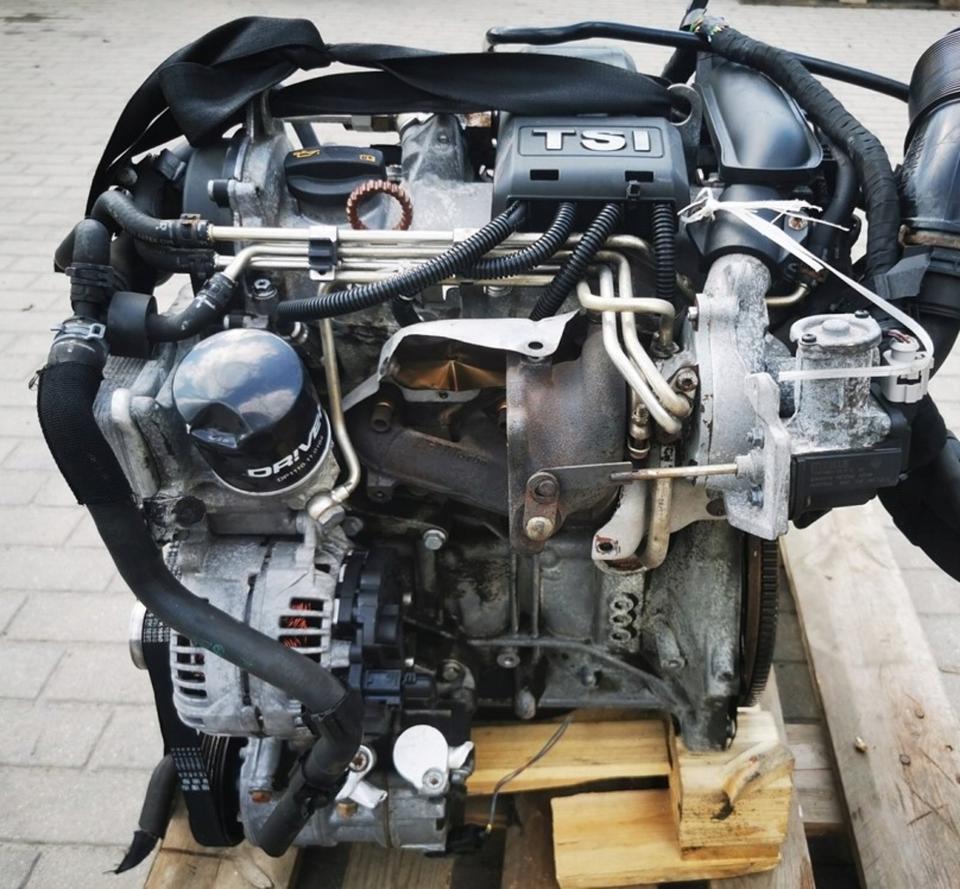 MOTOR VW AUDI SEAT SKODA 1.2 TSI CBZ CBZA 122PS KOMPLETT – Bild 2